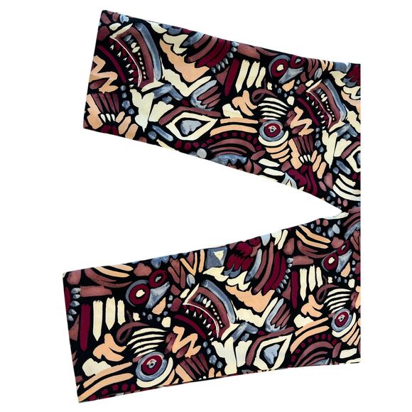 NWT Nina Parker Womens Plus 2X Tribal Printed Tailored Straigh Leg Pants Artsy - Picture 14 of 16